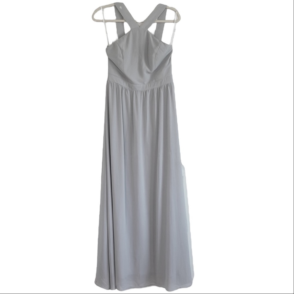 Lulu’s BRIDESMAID GOWN - Light gray